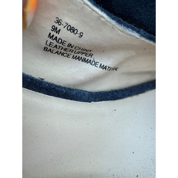 Collection by Chadwick's Navy Open Toe Wedge Heels Sling back Size 9 Womens - Picture 7 of 7